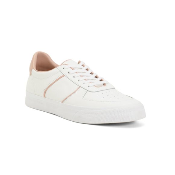REFORMATION White/multi Made In Brazil Leather Harlow Sneakers - Picture 1 of 2
